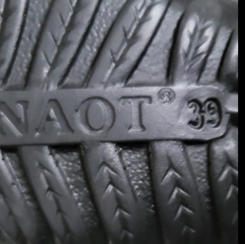 39 NAOT Arataki Gray Shimmer Slingback Flat Sandal Clog Loafer Women 8 to 8.5 - Picture 7 of 16